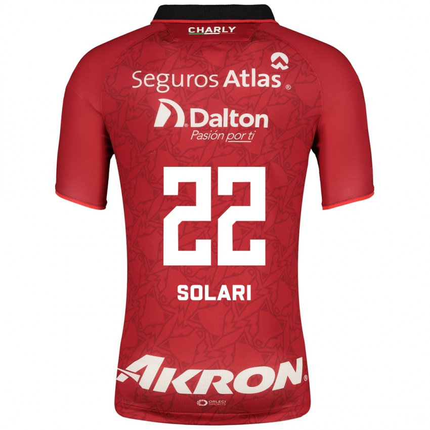 Mulher Camisola Augusto Solari #22 Vermelho Alternativa 2023/24 Camisa Brasil