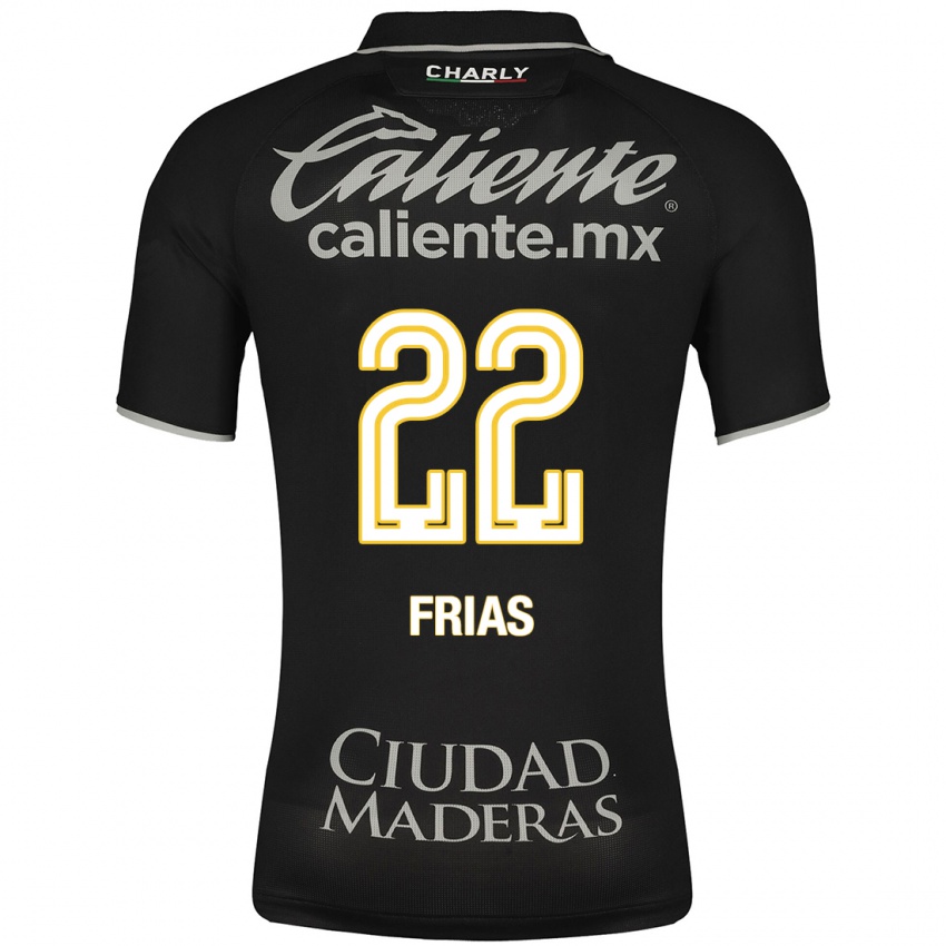 Mulher Camisola Adonis Frías #22 Preto Alternativa 2023/24 Camisa Brasil