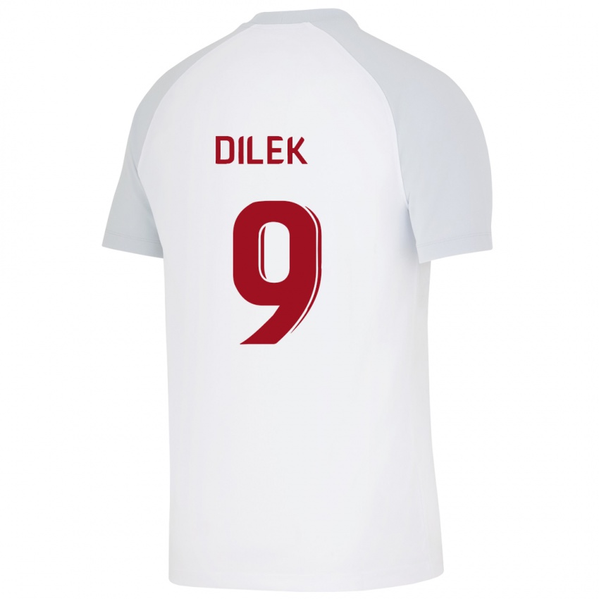 Mulher Camisola Yalin Dilek #9 Branco Alternativa 2023/24 Camisa Brasil