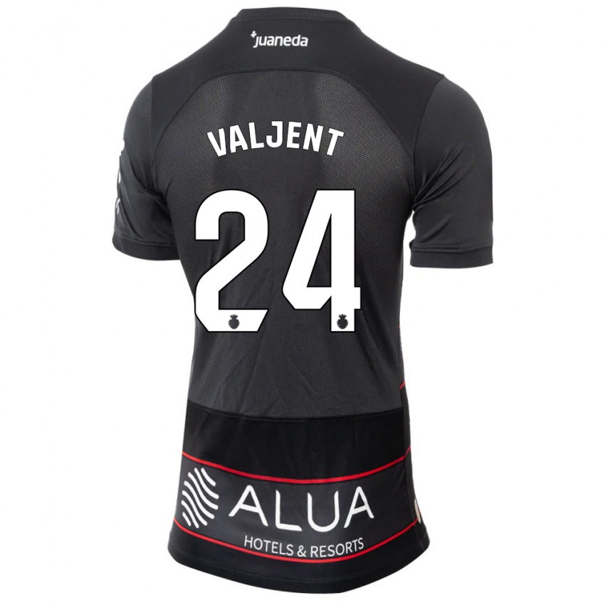 Mulher Camisola Martin Valjent #24 Preto Alternativa 2023/24 Camisa Brasil