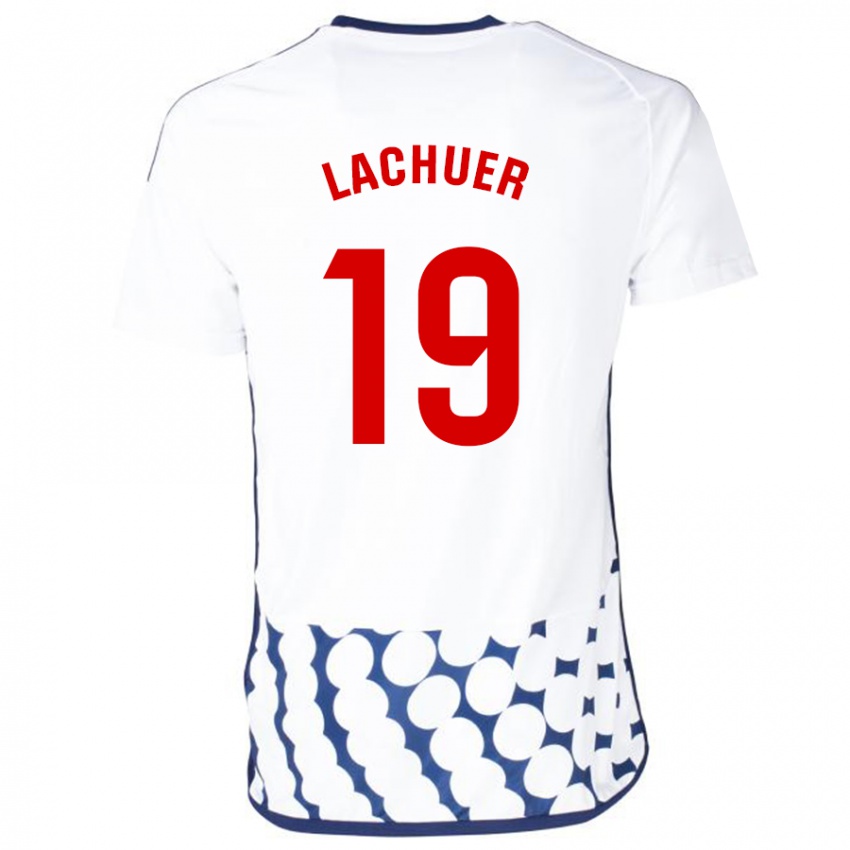 Mulher Camisola Mathis Lachuer #19 Branco Alternativa 2023/24 Camisa Brasil