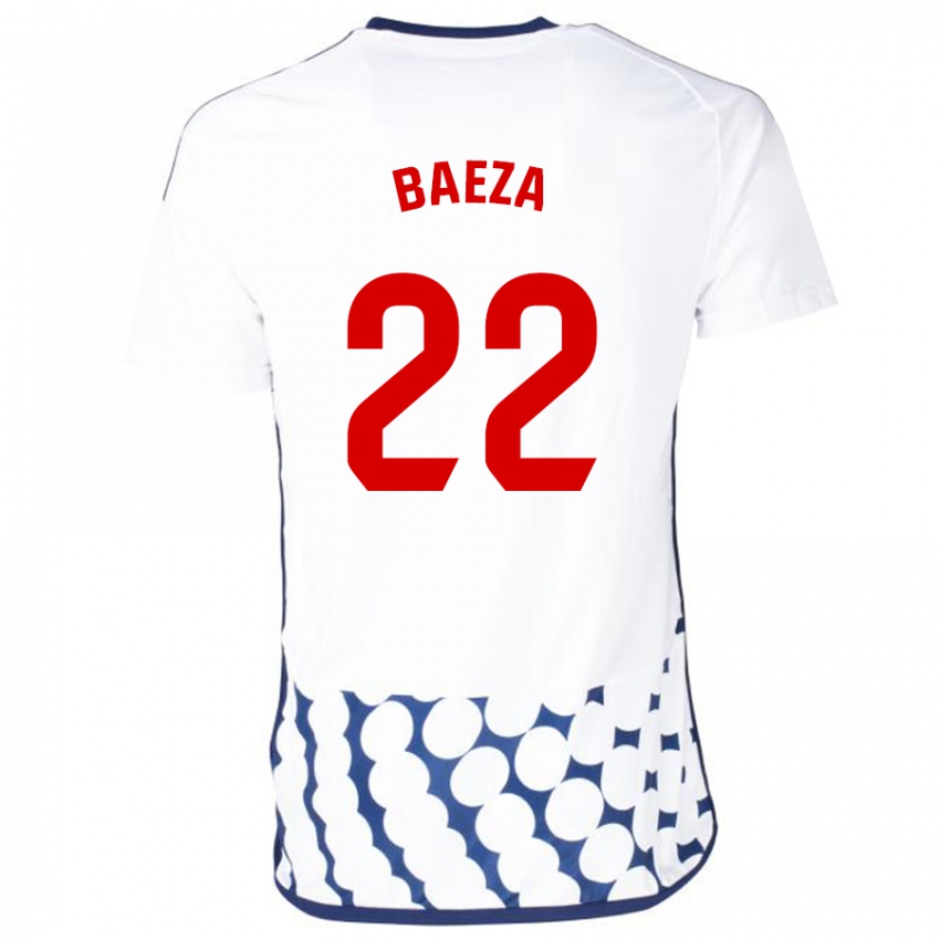 Mulher Camisola Miguel Baeza #22 Branco Alternativa 2023/24 Camisa Brasil