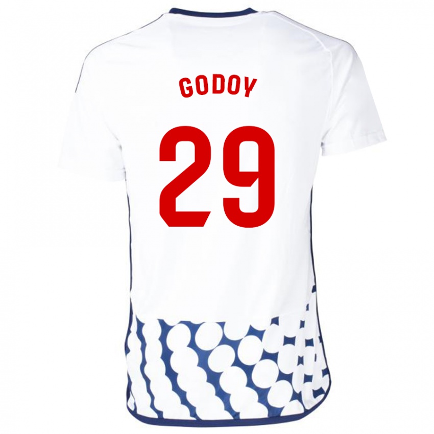 Mulher Camisola Alan Godoy #29 Branco Alternativa 2023/24 Camisa Brasil