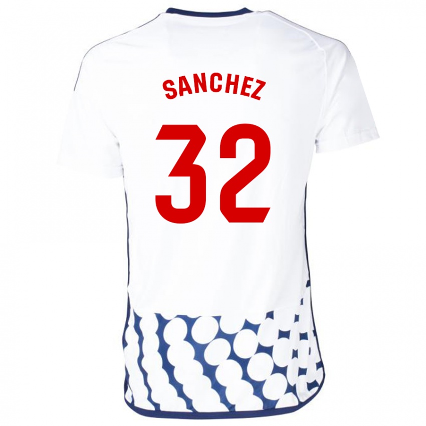 Mulher Camisola Rubén Sánchez #32 Branco Alternativa 2023/24 Camisa Brasil