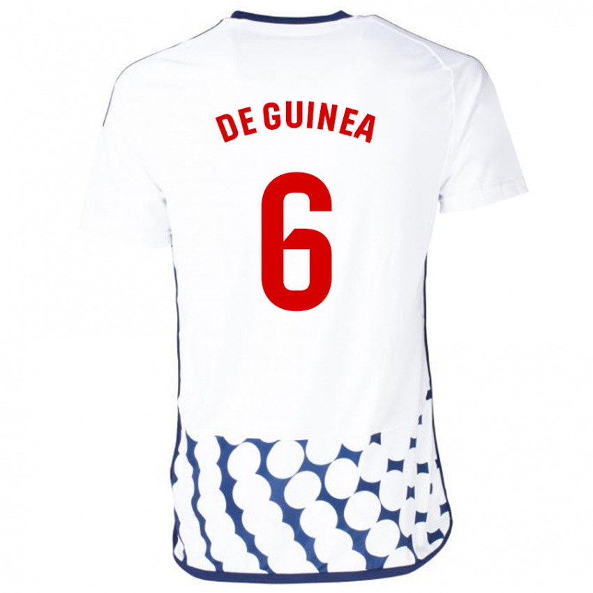 Mulher Camisola Asier Ortiz De Guinea #6 Branco Alternativa 2023/24 Camisa Brasil