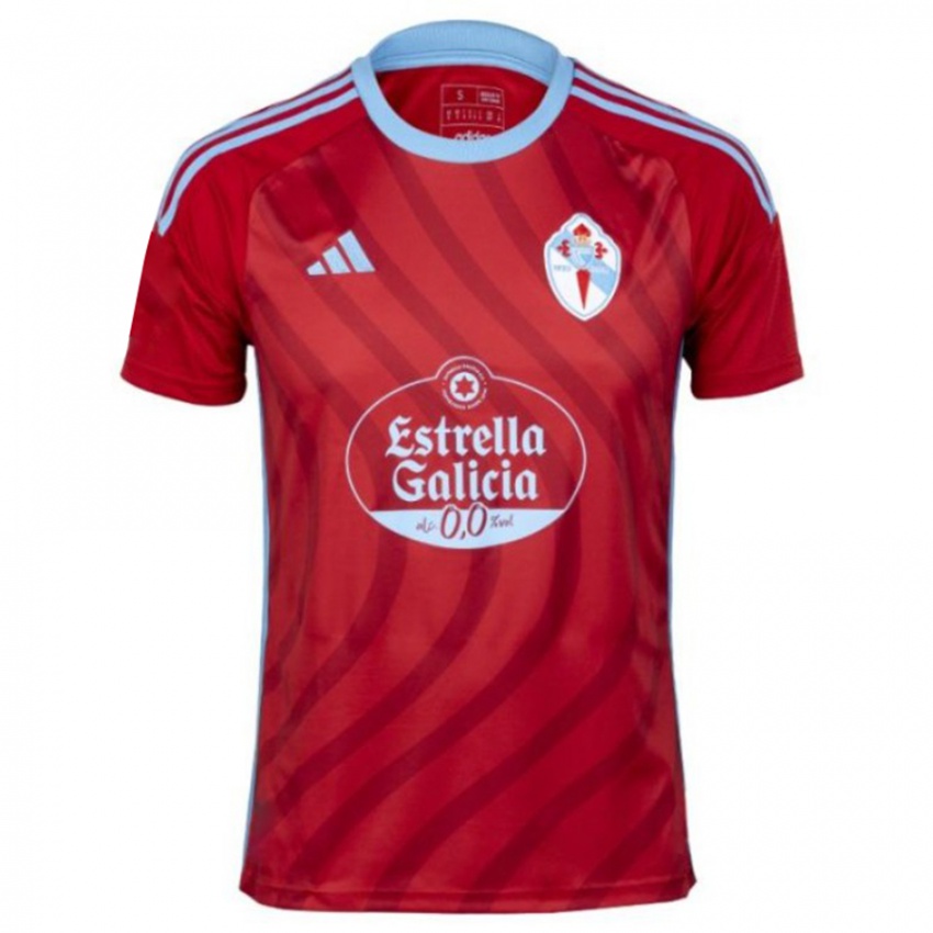 Mulher Camisola Iago Aspas #10 Vermelho Alternativa 2023/24 Camisa Brasil