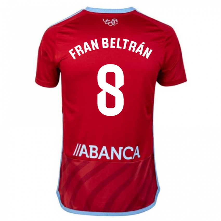 Mulher Camisola Fran Beltran #8 Vermelho Alternativa 2023/24 Camisa Brasil