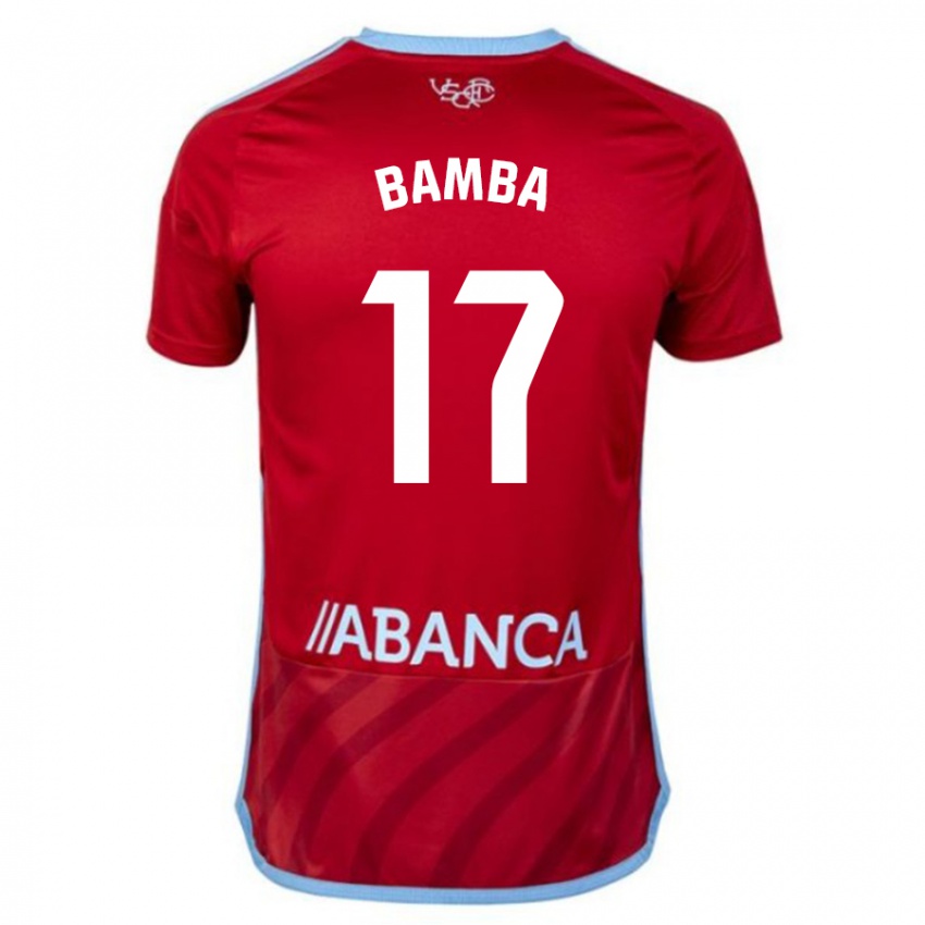 Mulher Camisola Jonathan Bamba #17 Vermelho Alternativa 2023/24 Camisa Brasil