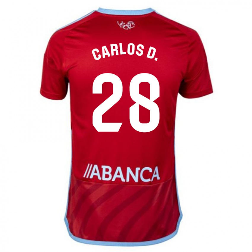 Mulher Camisola Carlos Dominguez #28 Vermelho Alternativa 2023/24 Camisa Brasil