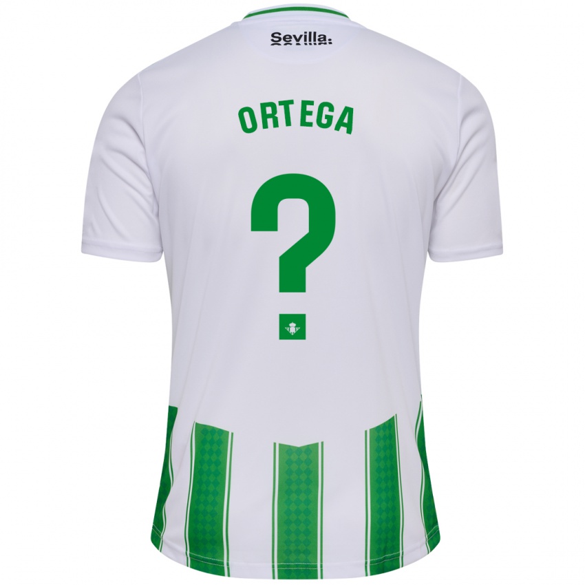 Criança Camisola José María Ortega #0 Branco Principal 2023/24 Camisa Brasil