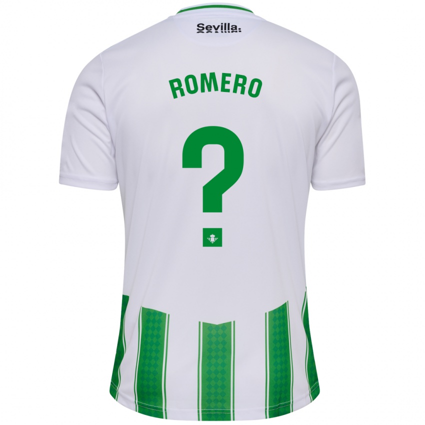 Criança Camisola Dani Romero #0 Branco Principal 2023/24 Camisa Brasil