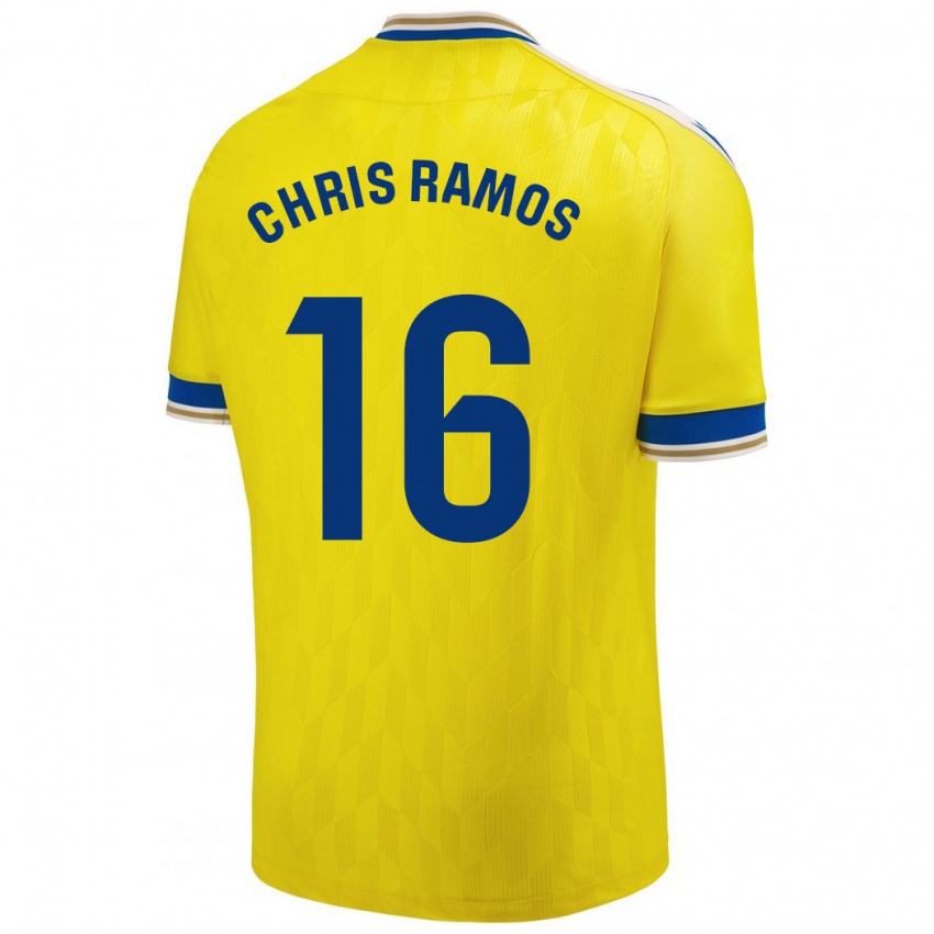 Criança Camisola Chris Ramos #16 Amarelo Principal 2023/24 Camisa Brasil