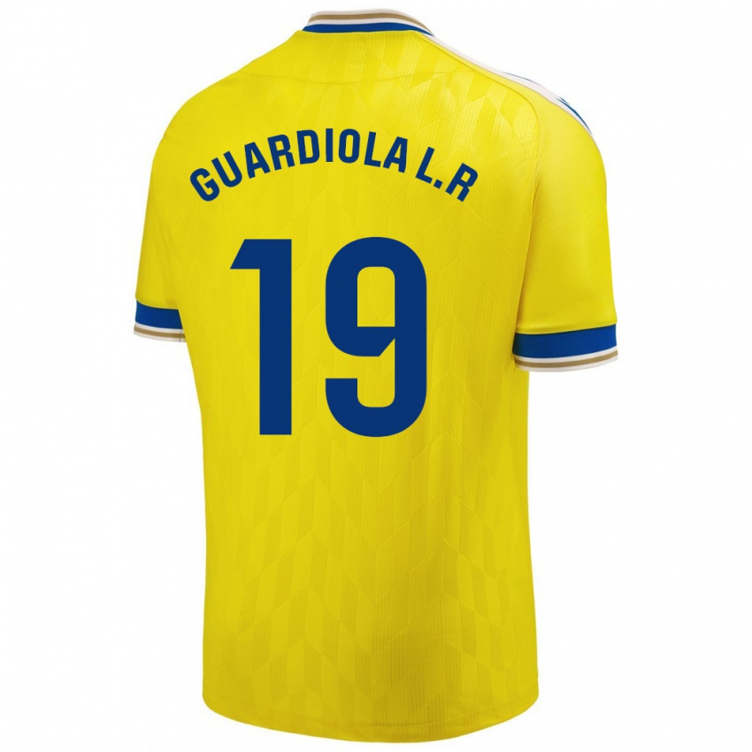 Criança Camisola Sergi Guardiola #19 Amarelo Principal 2023/24 Camisa Brasil