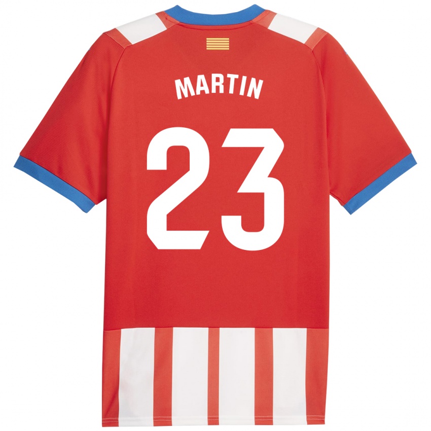 Criança Camisola Iván Martín #23 Vermelho Branco Principal 2023/24 Camisa Brasil