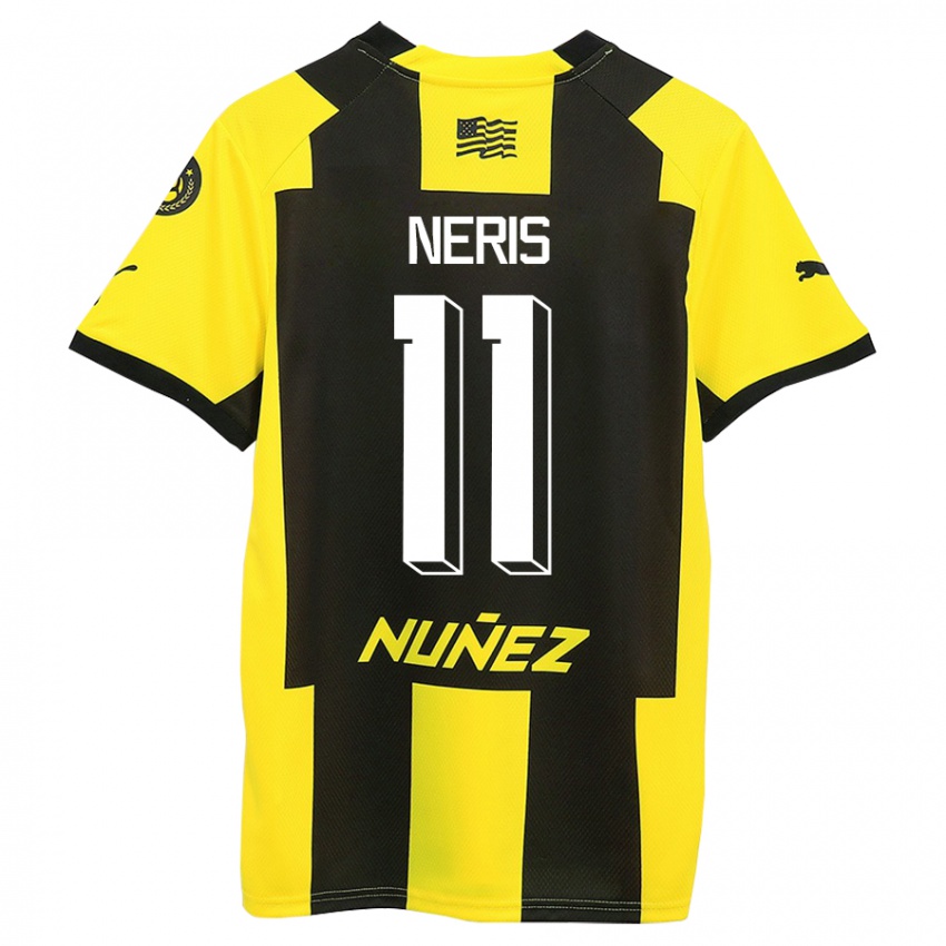 Criança Camisola José Neris #11 Amarelo Preto Principal 2023/24 Camisa Brasil