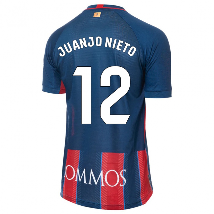 Criança Camisola Juanjo Nieto #12 Marinha Principal 2023/24 Camisa Brasil