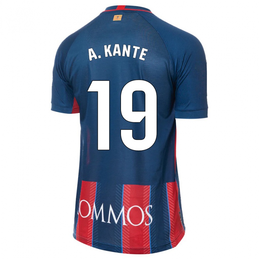 Criança Camisola Abou Kanté #19 Marinha Principal 2023/24 Camisa Brasil