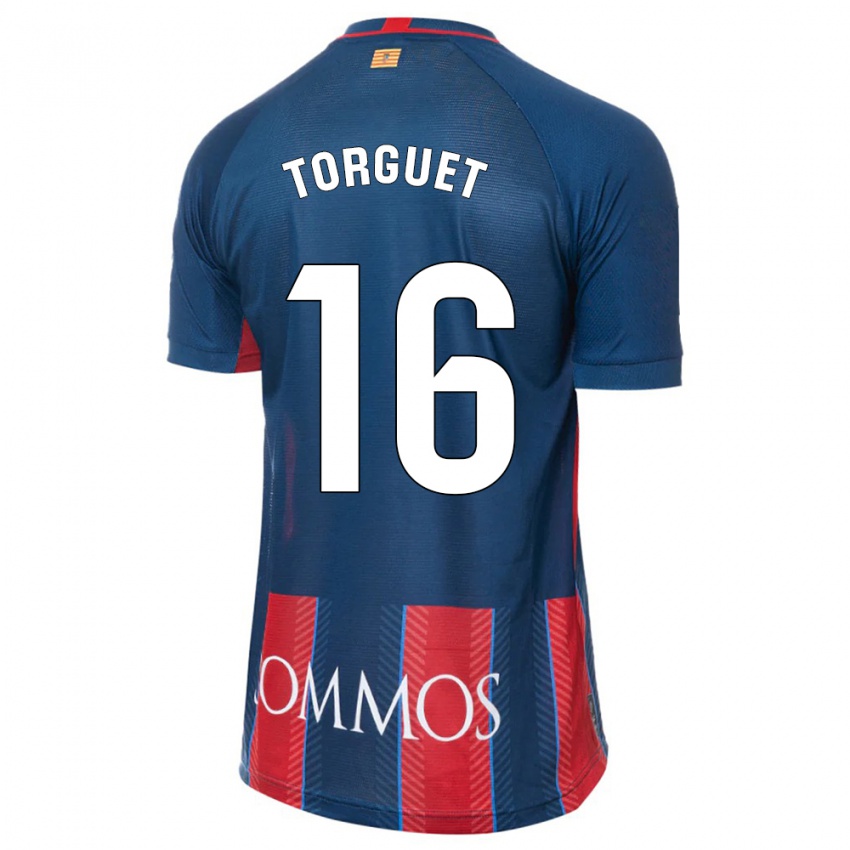 Criança Camisola Miguel Torguet #16 Marinha Principal 2023/24 Camisa Brasil