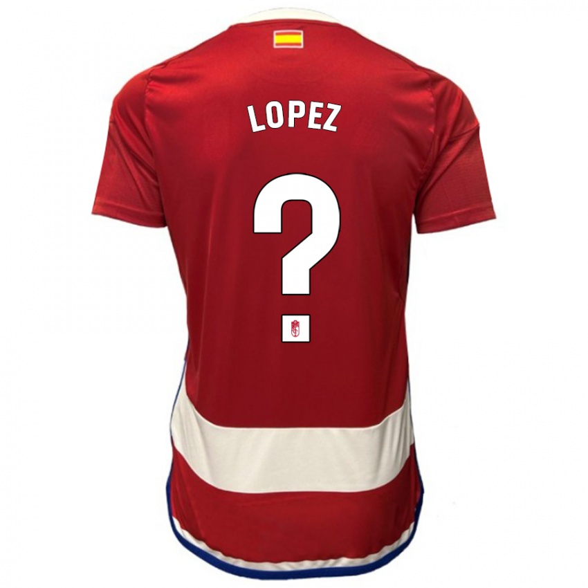 Criança Camisola Hugo López #0 Vermelho Principal 2023/24 Camisa Brasil