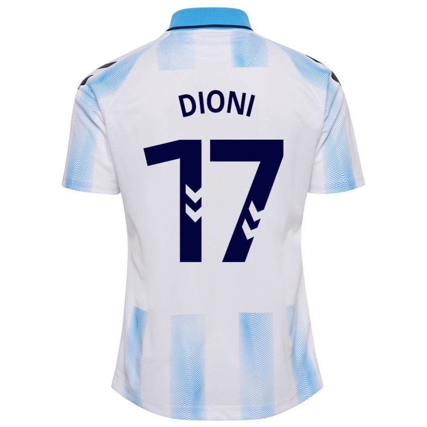 Criança Camisola Dioni #17 Branco Azul Principal 2023/24 Camisa Brasil