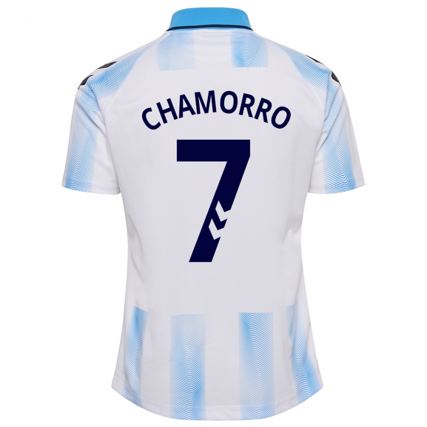 Criança Camisola Alexis Chamorro #7 Branco Azul Principal 2023/24 Camisa Brasil