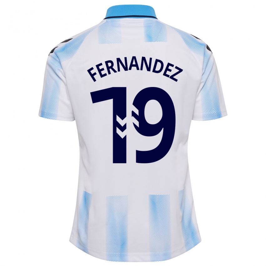 Criança Camisola Raúl Fernández #19 Branco Azul Principal 2023/24 Camisa Brasil