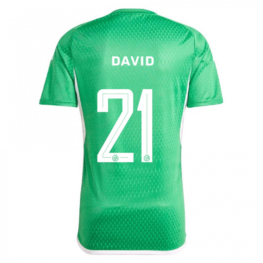 Criança Camisola Dean David #21 Branco Azul Principal 2023/24 Camisa Brasil