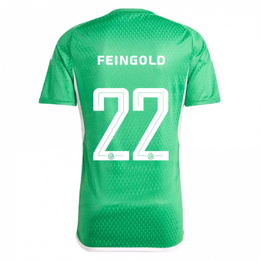 Criança Camisola Ilay Feingold #22 Branco Azul Principal 2023/24 Camisa Brasil