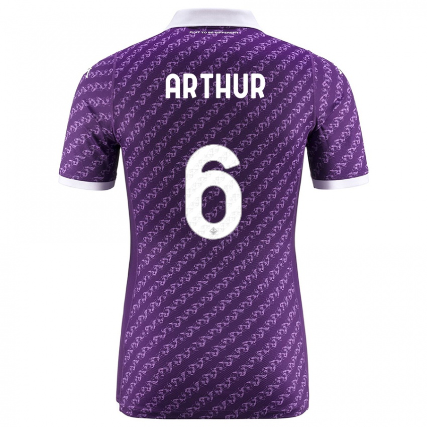 Criança Camisola Arthur Melo #6 Tolet Principal 2023/24 Camisa Brasil