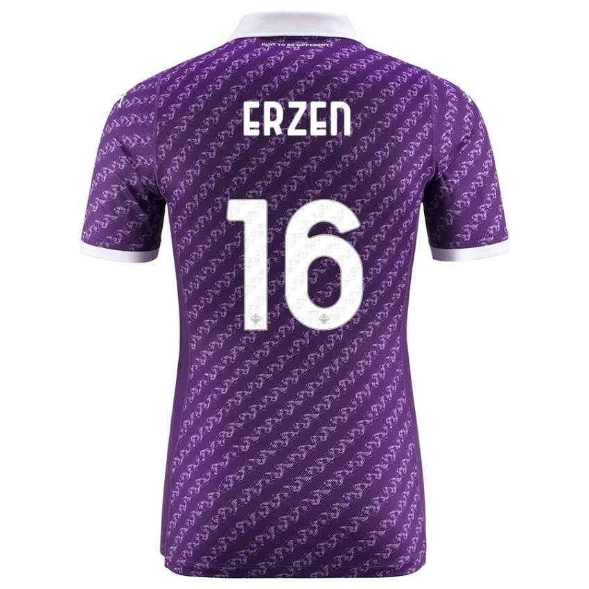 Criança Camisola Kaja Erzen #16 Tolet Principal 2023/24 Camisa Brasil