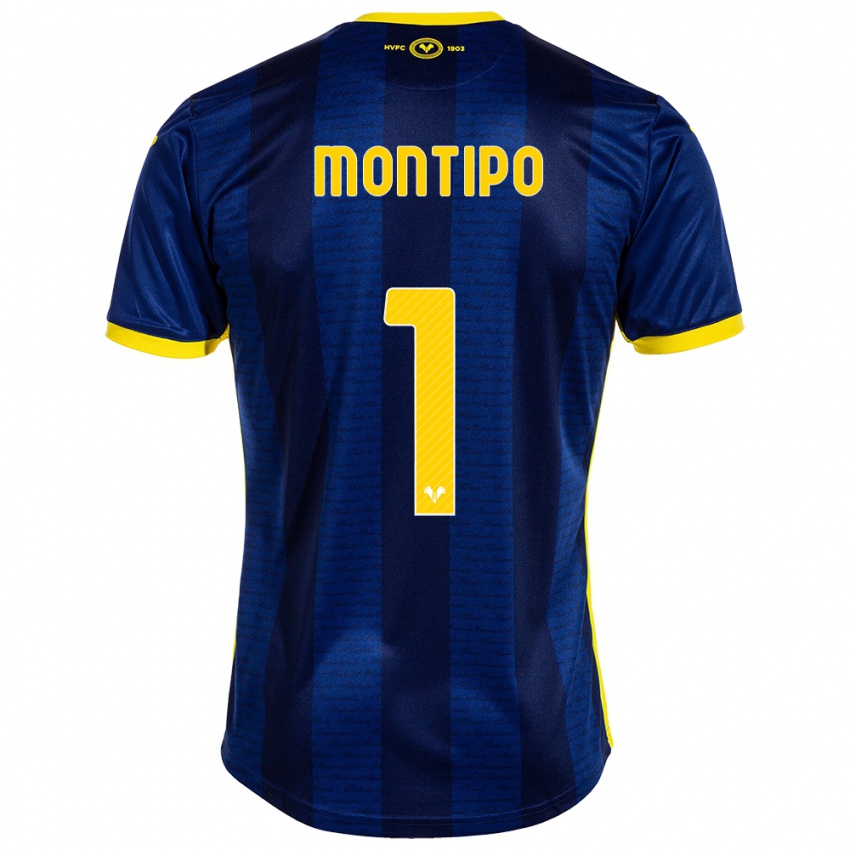 Criança Camisola Lorenzo Montipò #1 Marinha Principal 2023/24 Camisa Brasil