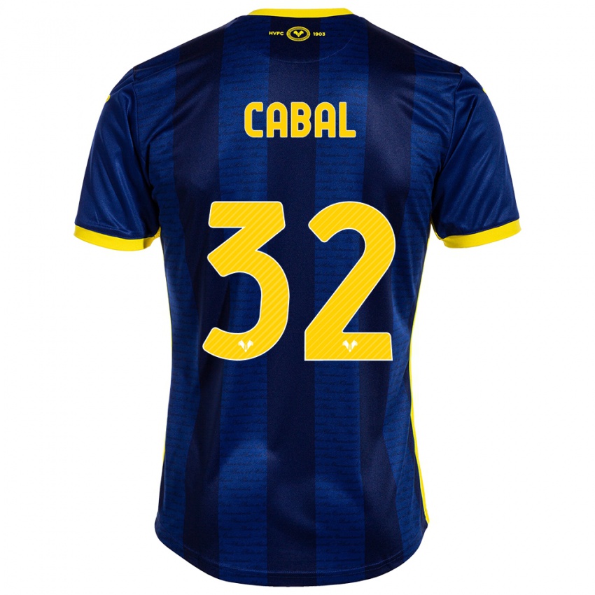 Criança Camisola Juan Cabal #32 Marinha Principal 2023/24 Camisa Brasil