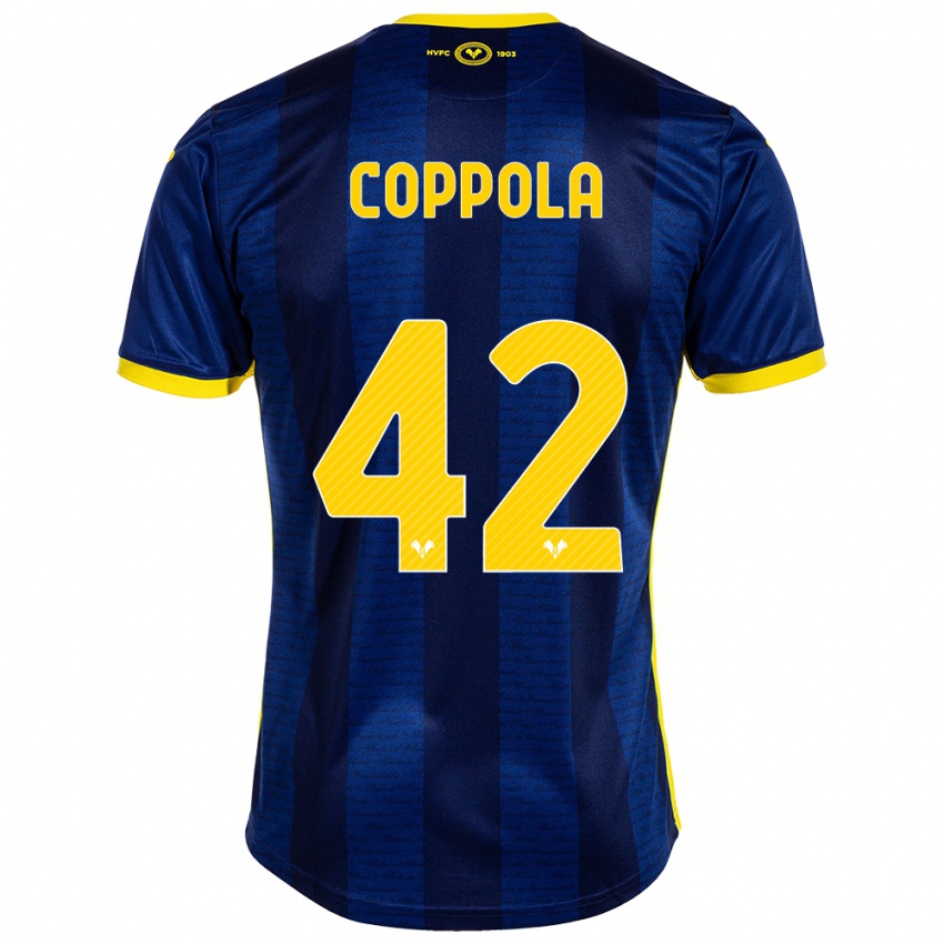 Criança Camisola Diego Coppola #42 Marinha Principal 2023/24 Camisa Brasil