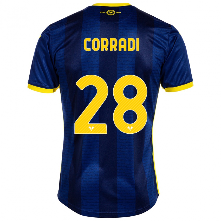 Criança Camisola Christian Corradi #28 Marinha Principal 2023/24 Camisa Brasil