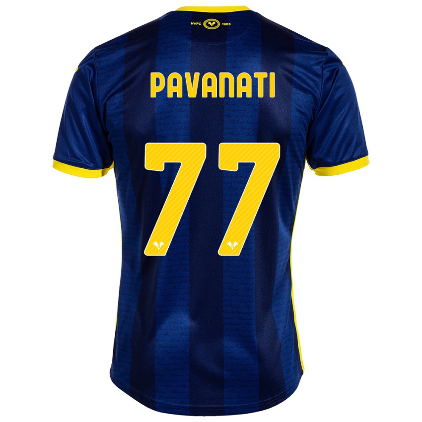 Criança Camisola Alessandro Pavanati #77 Marinha Principal 2023/24 Camisa Brasil