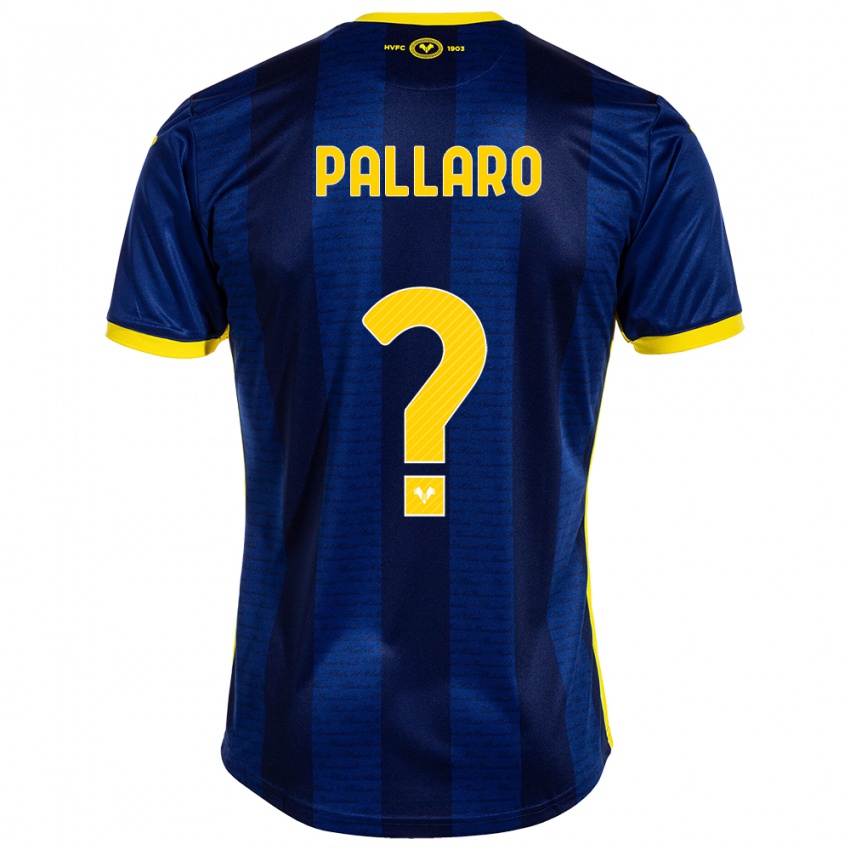 Criança Camisola Alessandro Pallaro #0 Marinha Principal 2023/24 Camisa Brasil