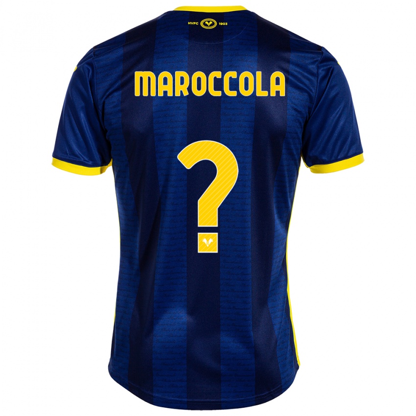 Criança Camisola Francesco Maroccola #0 Marinha Principal 2023/24 Camisa Brasil