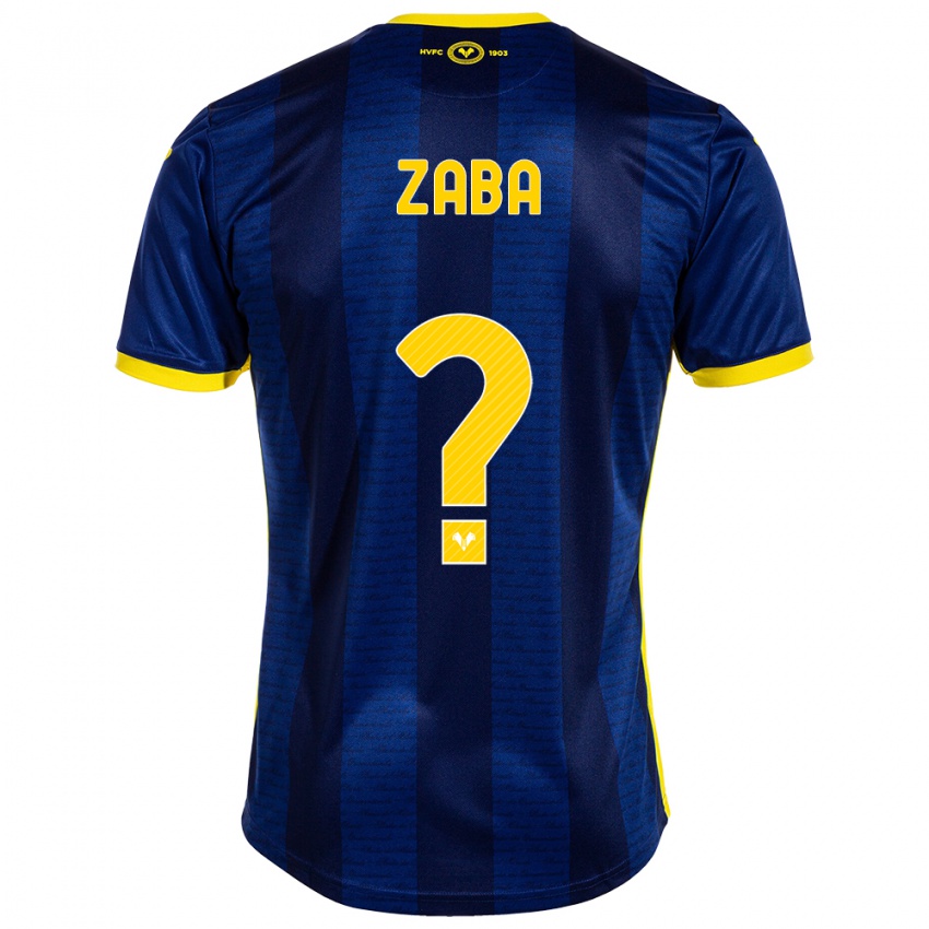 Criança Camisola Nelson Zaba #0 Marinha Principal 2023/24 Camisa Brasil