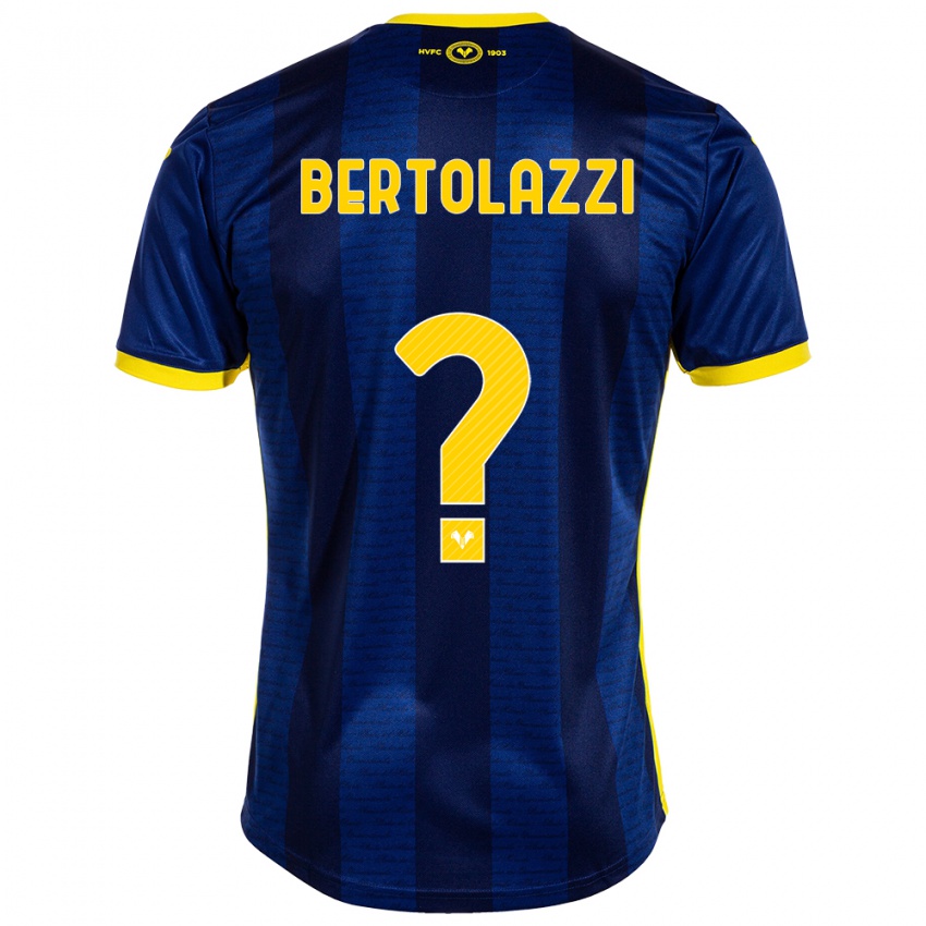 Criança Camisola Giovanni Bertolazzi #0 Marinha Principal 2023/24 Camisa Brasil