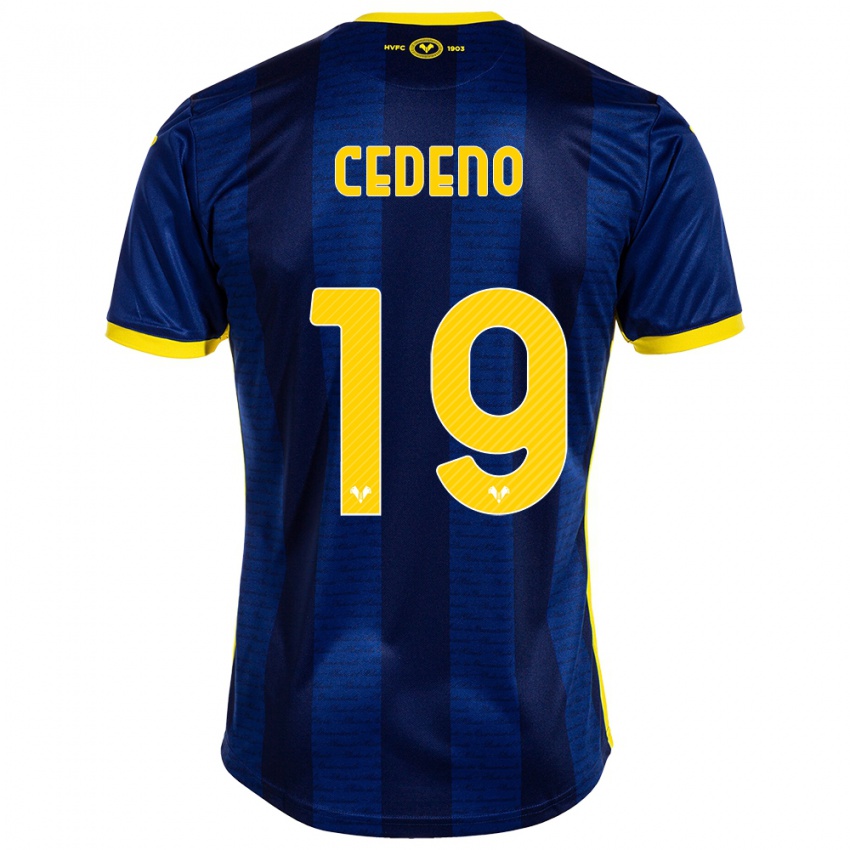 Criança Camisola Lineth Cedeno #19 Marinha Principal 2023/24 Camisa Brasil