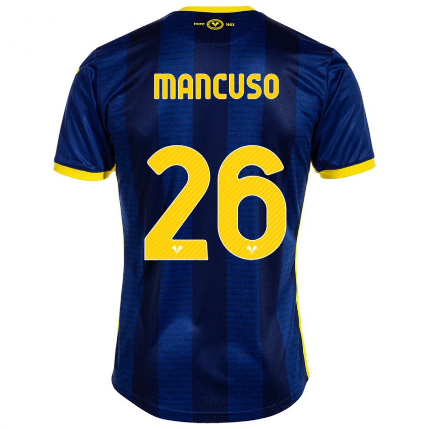 Criança Camisola Giulia Mancuso #26 Marinha Principal 2023/24 Camisa Brasil