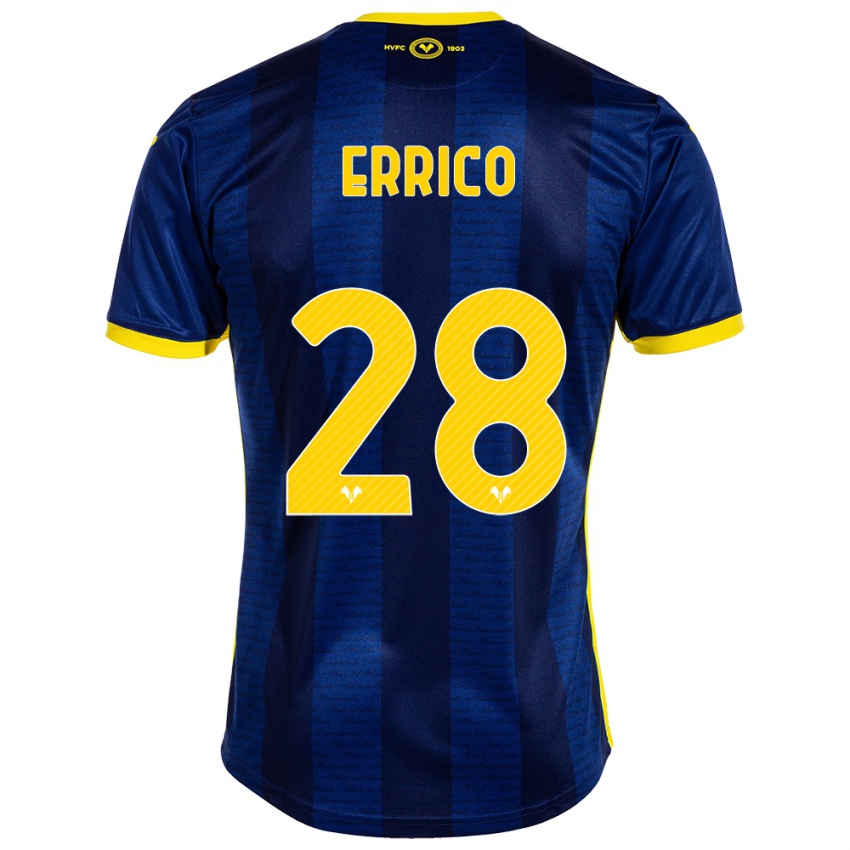 Criança Camisola Emma Raffaella Errico #28 Marinha Principal 2023/24 Camisa Brasil