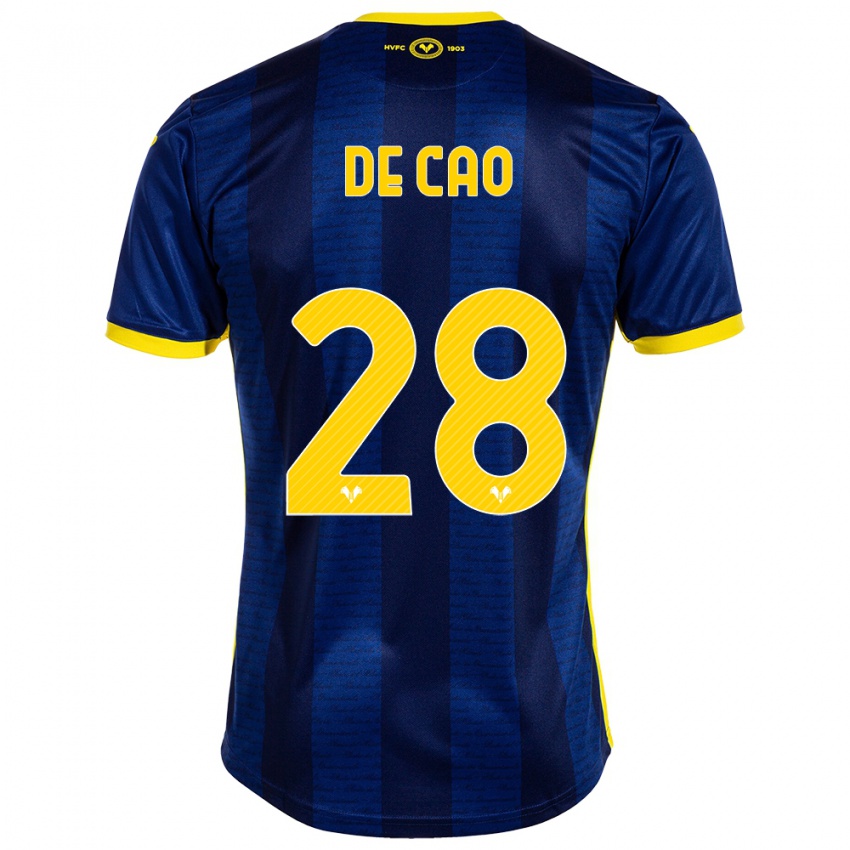 Criança Camisola Elena De Cao #28 Marinha Principal 2023/24 Camisa Brasil