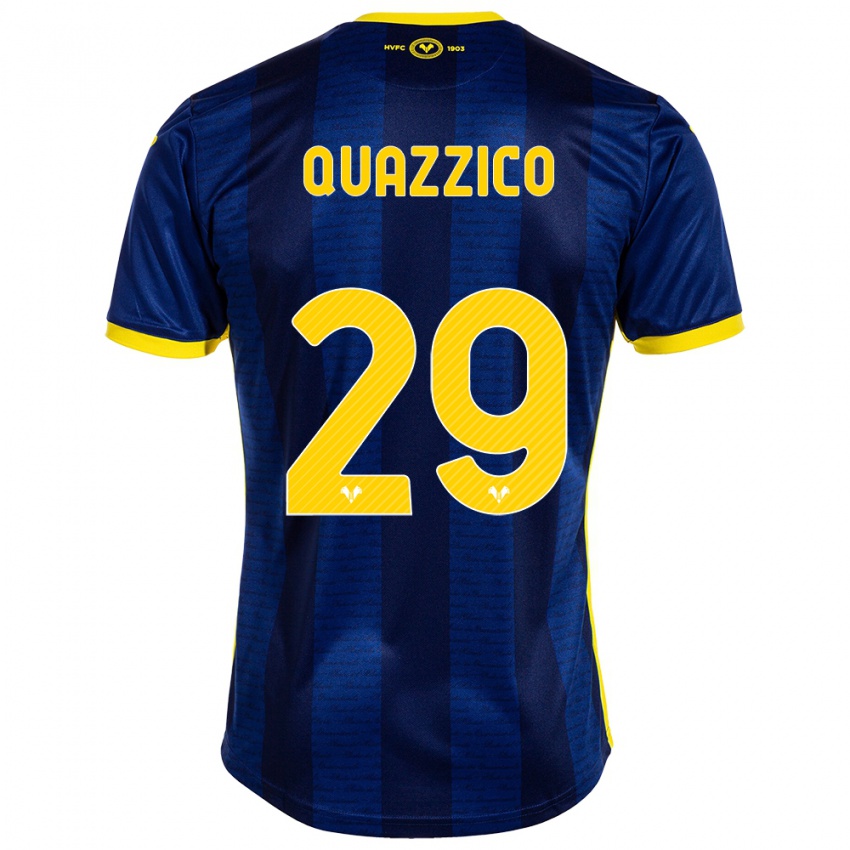 Criança Camisola Francesca Quazzico #29 Marinha Principal 2023/24 Camisa Brasil