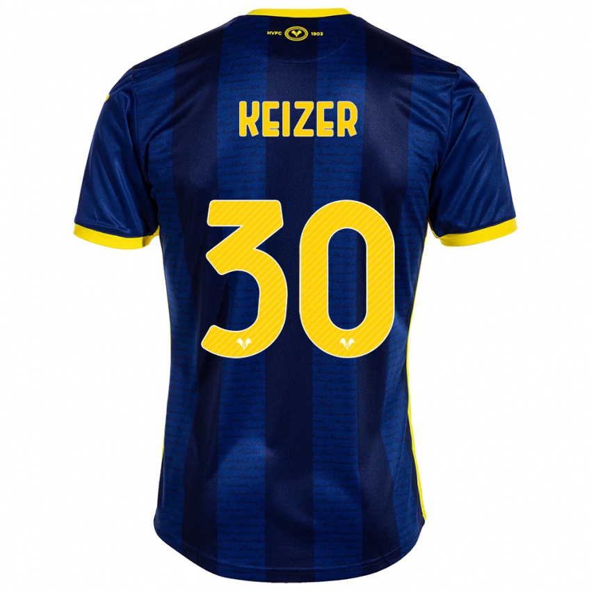 Criança Camisola Fanny Keizer #30 Marinha Principal 2023/24 Camisa Brasil