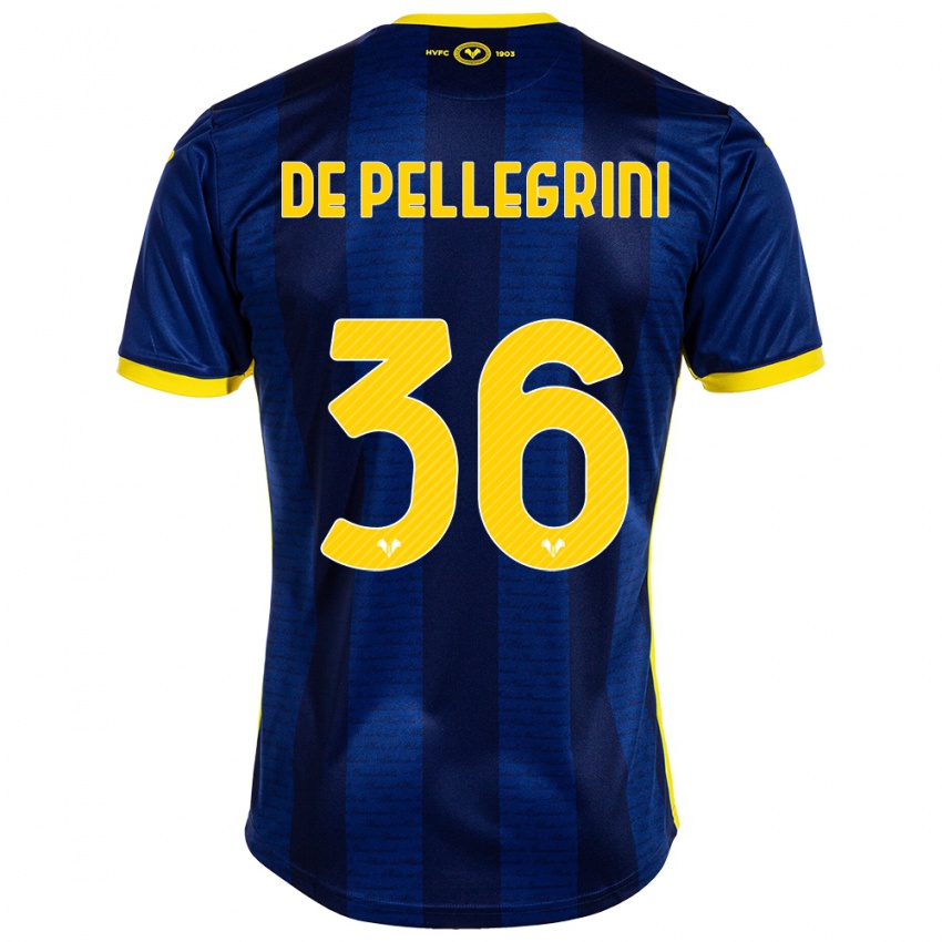 Criança Camisola Erika De Pellegrini #36 Marinha Principal 2023/24 Camisa Brasil