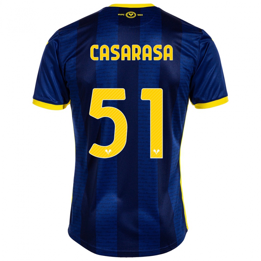 Criança Camisola Asia Casarasa #51 Marinha Principal 2023/24 Camisa Brasil