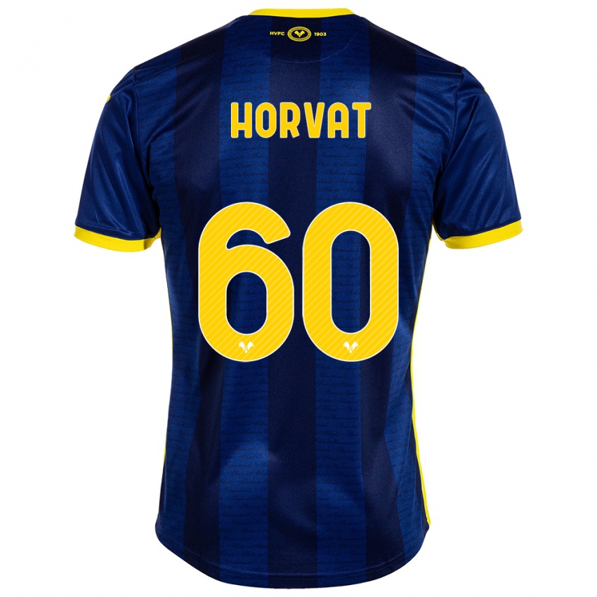 Criança Camisola Mihaela Horvat #60 Marinha Principal 2023/24 Camisa Brasil