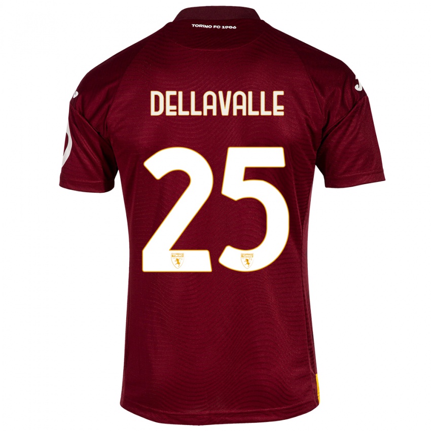 Criança Camisola Alessandro Dellavalle #25 Vermelho Escuro Principal 2023/24 Camisa Brasil