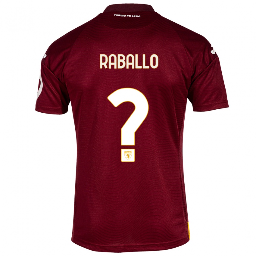 Criança Camisola Alessio Raballo #0 Vermelho Escuro Principal 2023/24 Camisa Brasil